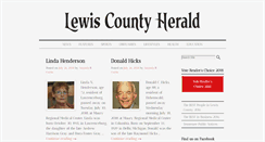 Desktop Screenshot of lewisherald.com