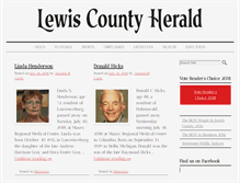 Tablet Screenshot of lewisherald.com